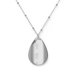 Premium Oval Necklace - Zinc Alloy Pendant and Necklace Chain